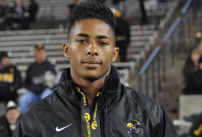 Running back Johnathan Lovett made an official visit to Iowa this weekend.