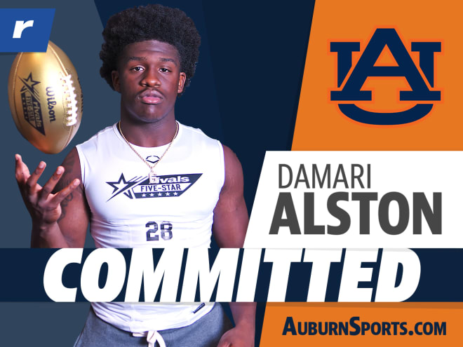 Alston is Auburn's 7th commitment in the 2022 class.