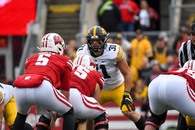 Jack Campbell and the Hawkeyes face Wisconsin. 