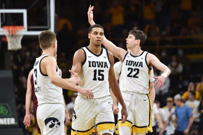 Keegan Murray helped lead Iowa to a come from behind win. (Photo: USA Today Sports)