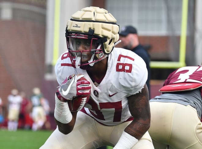 Junior tight end Camren McDonald is the Seminoles' most experienced player at his position, and he has six career receptions.