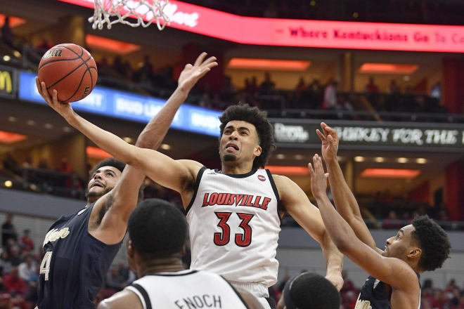 Louisville Cardinals basketball's junior forward Jordan Nwora leads the team in scoring.