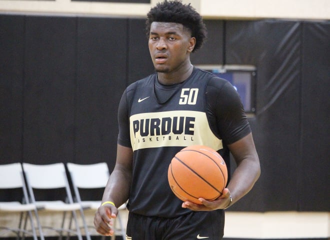 Trevion Williams enrolled at Purdue in June weighing 320 pounds, he said.