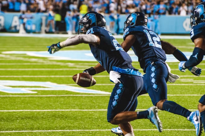 Surratt's pick to end the Duke game was huge in UNC getting to a bowl. 