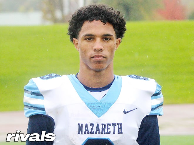 Lagrange Park (Ill.) Nazareth Academy wide receiver and Notre Dame Target Tyler Morris