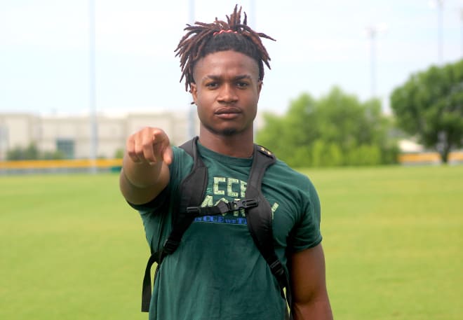 Texas running back Emeka Megwa holds an offer from Michigan Wolverines football recruiting, Jim Harbaugh.