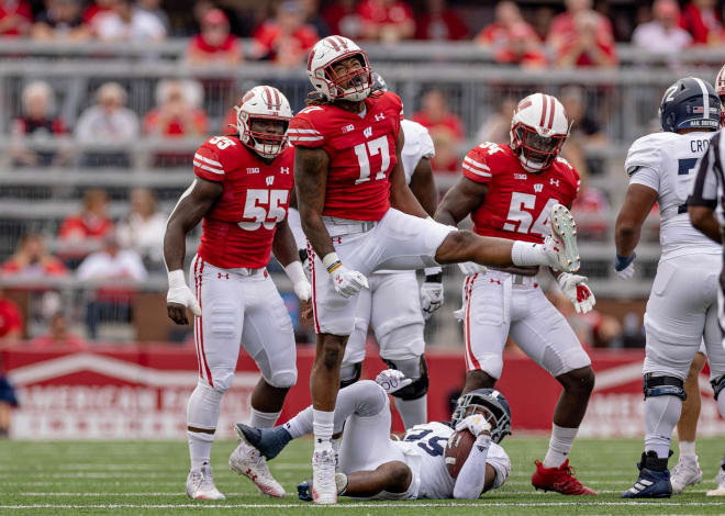 Wisconsin outside linebacker Darryl Peterson.