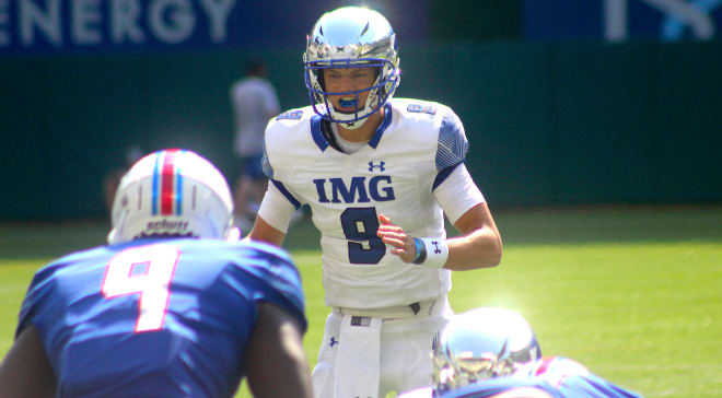 Rivals100 quarterback JJ McCarthy is committed to Michigan Wolverines football recruiting, Jim Harbaugh.