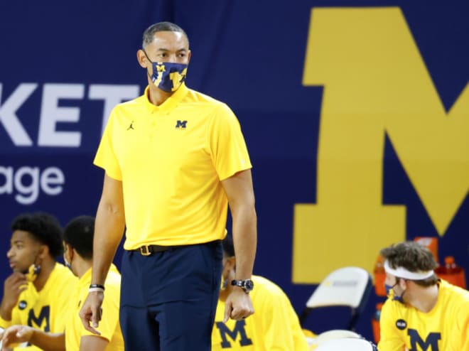 Michigan Wolverines basketball coach Juwan Howard and his team are 10-1 in Big Ten play. 