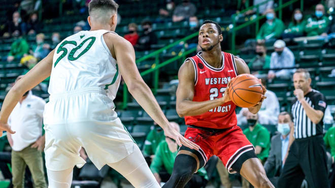 Charles Bassey was dominant this weekend against Middle Tennessee (Photo: Adam Gue/Marshall Athletics)