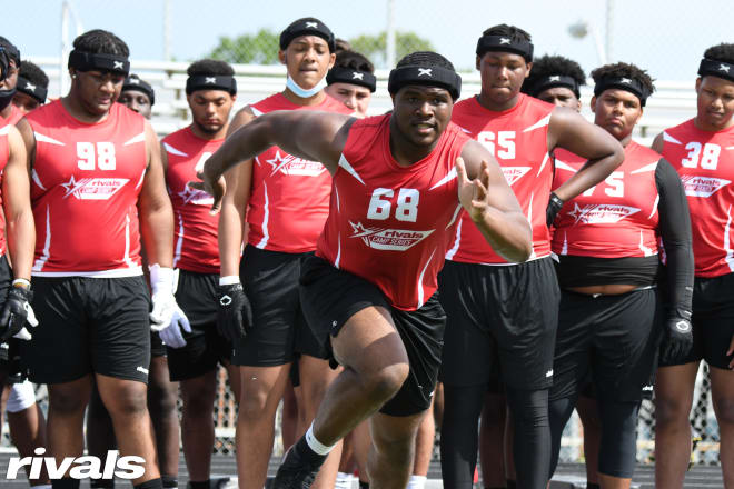 Defensive End prospect Isaiah Boyd during this past weekend’s Rivals Camp Series
