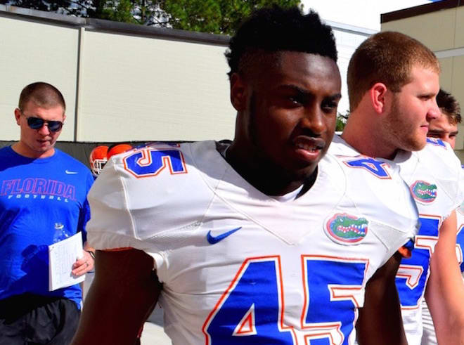 Gators outside linebacker Rayshad Jackson