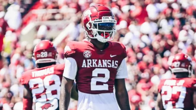 Arkansas DB Dwight McGlothern has declared for the 2024 NFL Draft.