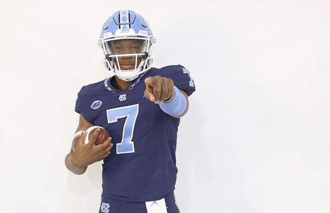 4-star QB Jacolby Criswell reaffirms to THI he will sign with UNC on Wednesday and enroll next month.