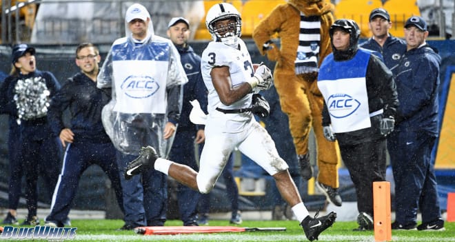 DeAndre Thompkins had a 39-yard punt return in the third quarter to give Penn State a 30-6 lead.