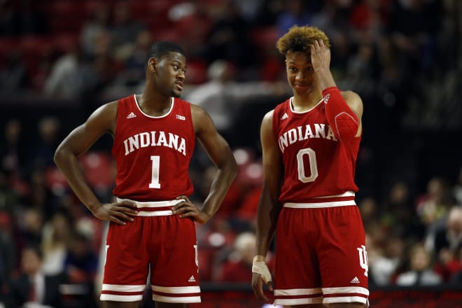 Aljami Durham (left) and Romeo Langford are looking to get IU back on track.