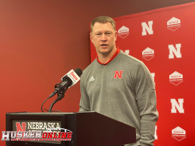 Nebraska head coach Scott Frost. 