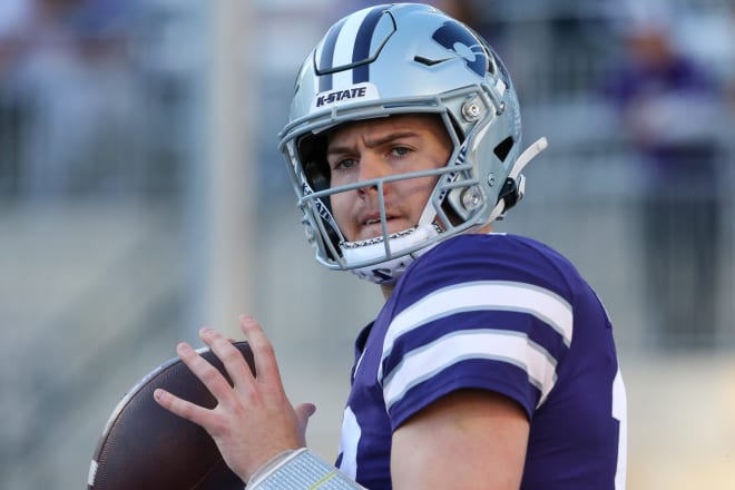 Kansas State quarterback Will Howard.