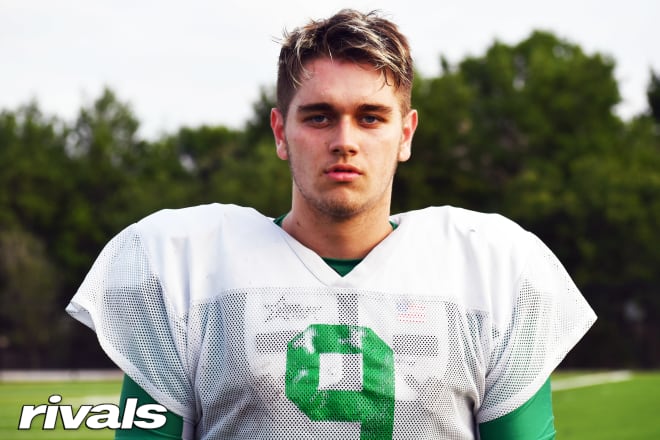 Southlake (Texas) Carroll tight end Blake Smith left "speechless" by Harbaugh, Michigan offer. 