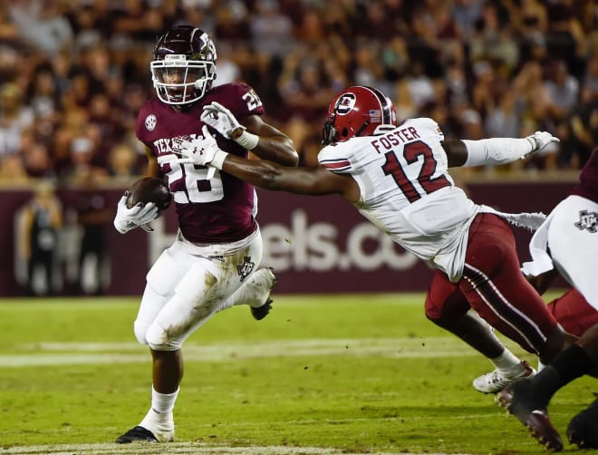 The Aggies will look to lean on Isaiah Spiller and the running game once again.