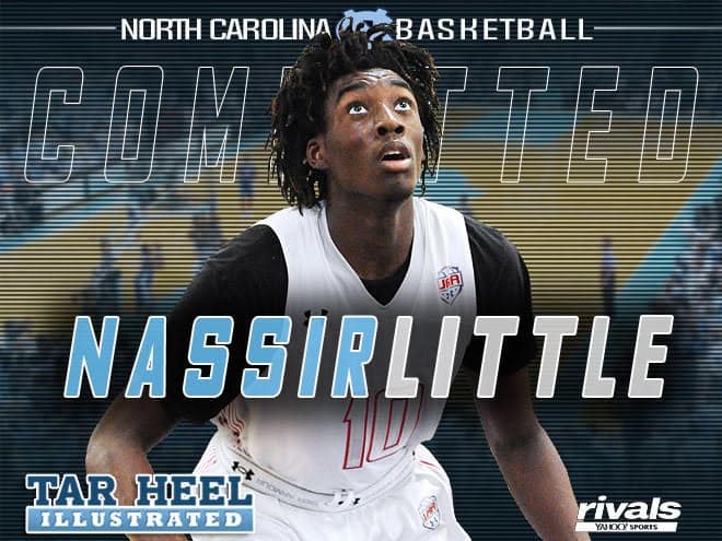 Nssir Little, the No. 5 player in the class of 2018, will play his college basketball at North Carolina.