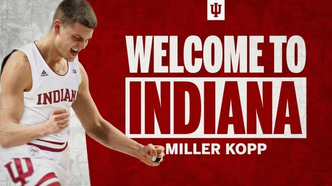 Miller Kopp officially signs with Indiana. (IU Athletics)