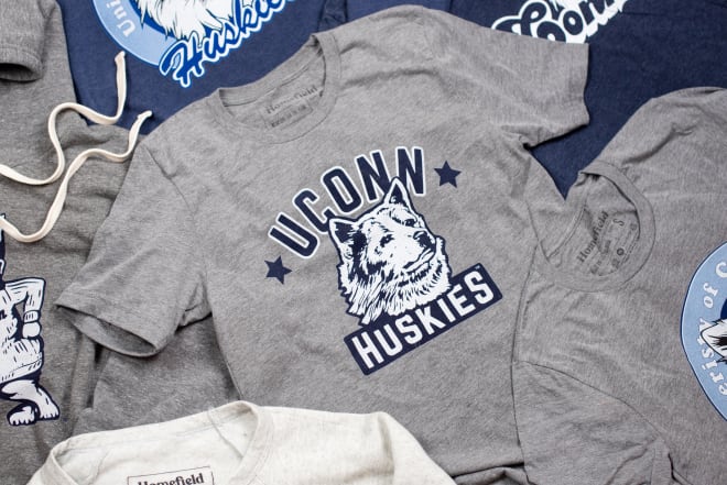 Use promo code "STORRSCENTRAL" for 20% OFF Homefield's new line of UConn gear!