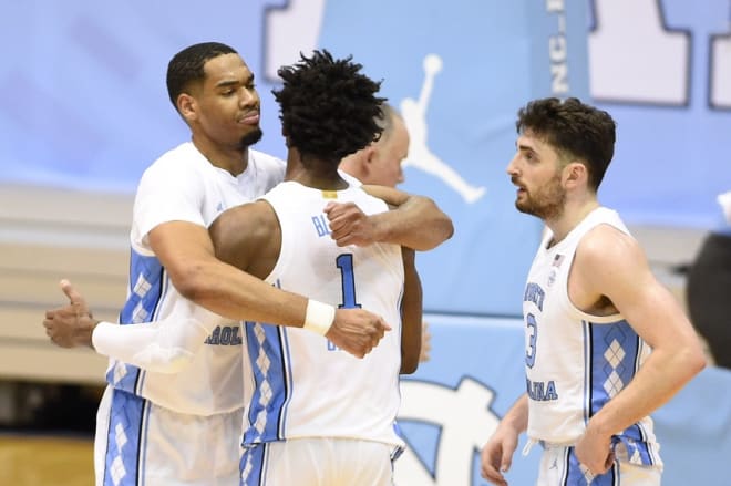 The Heels felt pretty good about themselves for closing out a thrid straight opponent. 