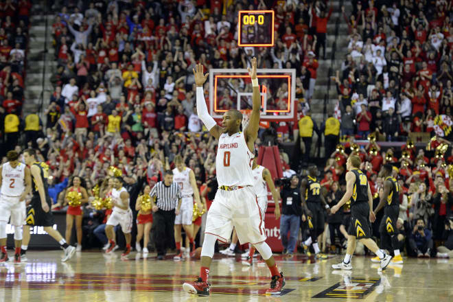 Rasheed Sulaimon scored a game-high 17 points in the Terps' win over No. 3 Iowa.