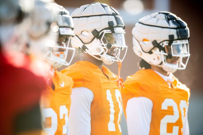Freshman Jordan Matthews (18) is among the new additions to Tennessee's secondary that is going through spring practices this month.