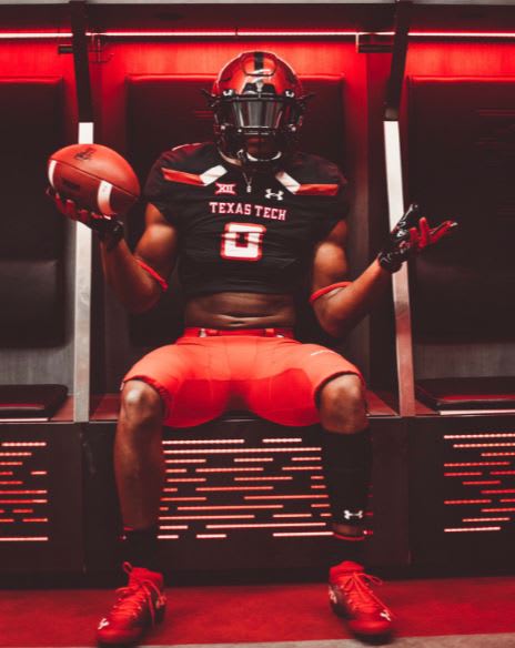 Donovan Stephens on his visit to Texas Tech in late January