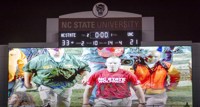 NC State defeated UNC 33-21 in 2017, the second of what would be three straight wins over the Heels.