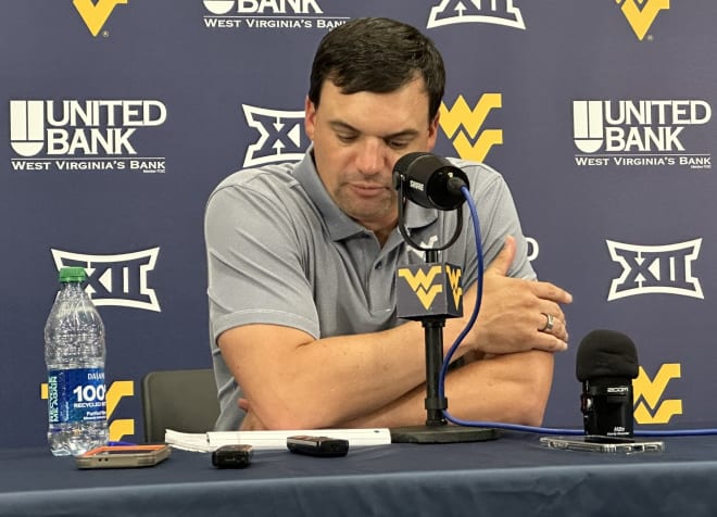 Rapid Recap: WVU head coach Neal Brown press conference summary 10/14 ...