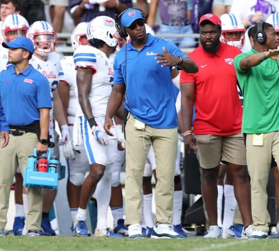 SMU cornerbacks coach Kevin Curtis 