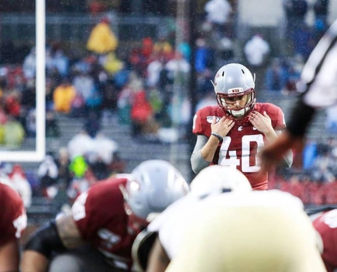 Former Washington State kicker Blake Mazza, a Lou Groza Award finalist in 2019, is transferring to SMU.