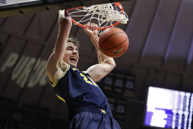 Michigan Wolverines basketball sophomore wing Franz Wagner is averaging over 12 points per game.