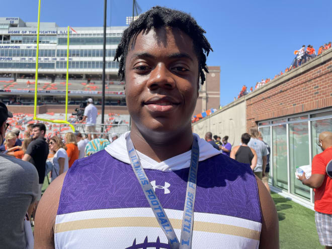Three-star defensive end Tyler Gant is a top target for Wisconsin in the 2023 class.