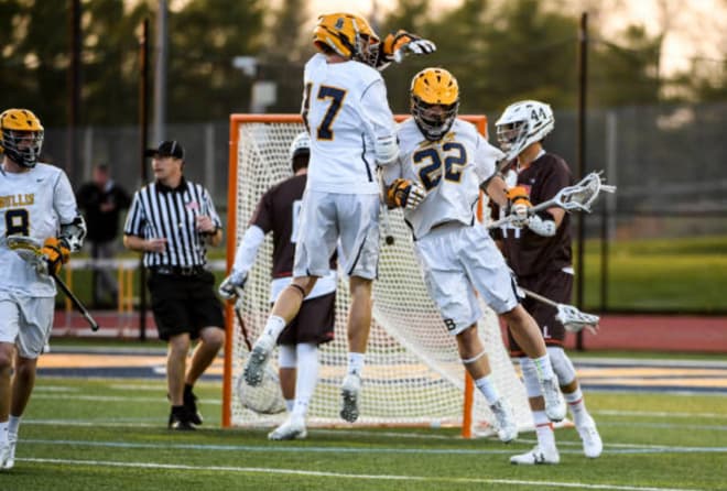 Bryson Shaw (No. 17) is currently committed to Maryland to play lacrosse.