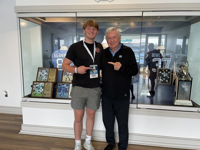 Tennessee 2025 LB Sam Haley was recently at UNC and received an offer that shocked and excited him.