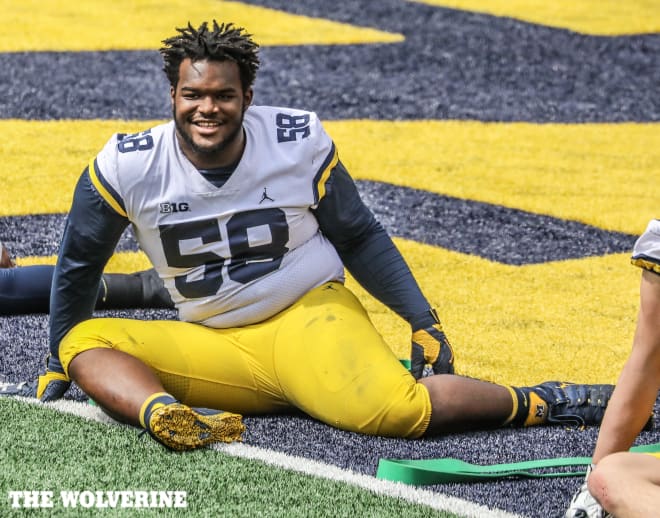 Michigan Wolverines Football defensive lineman Mazi Smith is picking up his game.