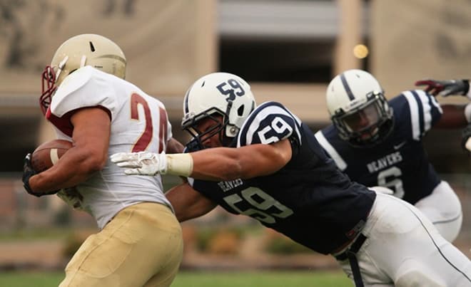 Jordan Kunaszyk earned CCAA First Team All-American honors as a redshirt freshman in 2015.