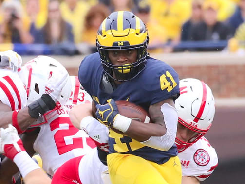 Michigan Wolverines football running back Christian Turner has been U-M's second best runner this year. 