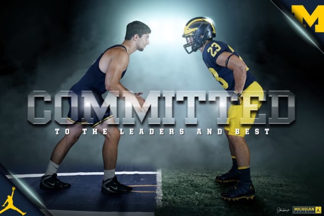 Two-star running back Gaige Garcia has committed to Michigan.