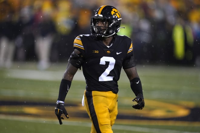 Iowa cornerback Terry Roberts has entered the transfer portal.