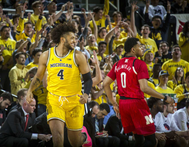 Nebraska trailed by as many as 31 points before falling for the 10th time in the past 12 games in Thursday night's loss at No. 9 Michigan.