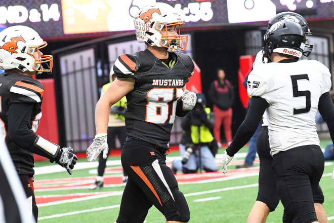Stanton's Mitchell Hupp (81), an all-state member of Stanton's 2023 Class D-1 state championship team, is among the members of the East team for next summer's Sertoma Eight-Man Football All-Star Game.