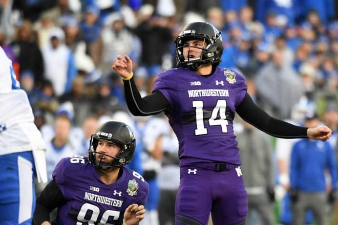 Kicker Charlie Kuhbander is expected to return in the Holiday Bowl.