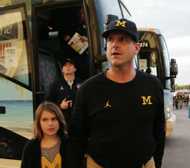 Michigan Wolverines football coach Jim Harbaugh