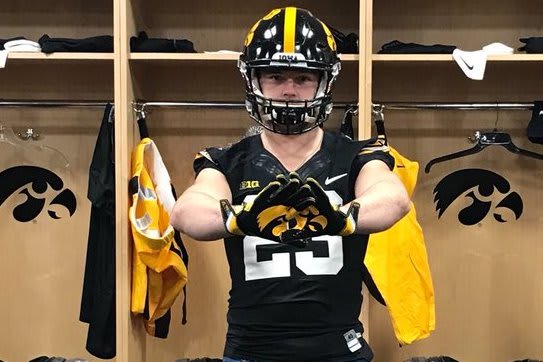 Linebacker Mike Timm made a visit to Iowa City this weekend.