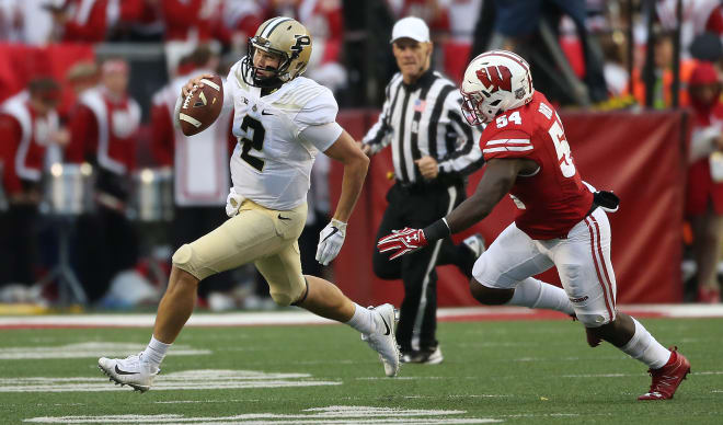 Jeff Brohm wants his quarterbacks to run more when opportunities present themselves. 